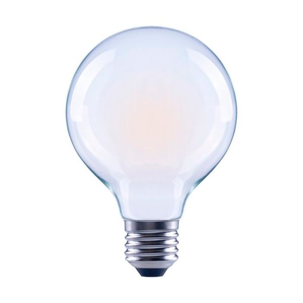 LED-lysrör, E27, 470lm ersätter 40W, globampel, G80, matt, vit champange