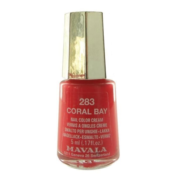Nagellack - MAVALA - Coral Bay 283 - Röd - Kvinna - 7618900912830