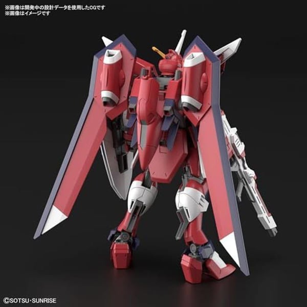 Maquette Gundam - Bandai - 244 Immortal Justice - HG 1/144 - 13cm - Röd