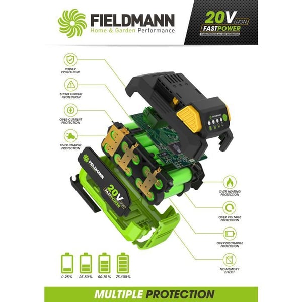 Batteri - FIELDMANN - 20V - 4Ah