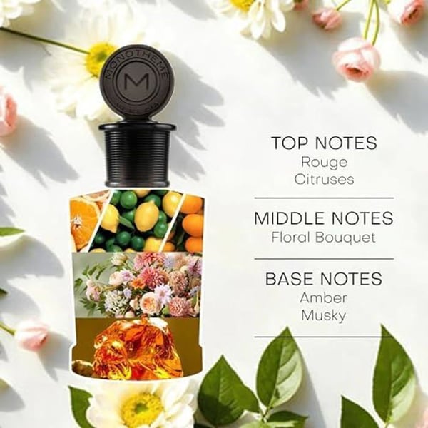 Eau de parfum - MONOTEM - BLACK LABEL ROUGE - 100 ML - Koncentration: Eau de parfum - Kapacitet: 100 ml