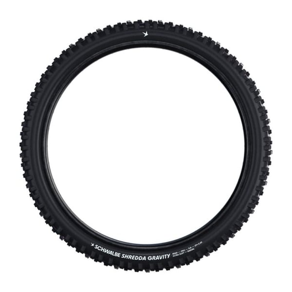 Cykeldäck - Schwalbe - Shredda Gravity Pro - Maximal grepp - Komfort och säkerhet - Svart