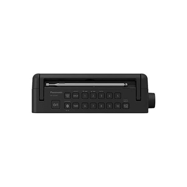 Panasonic DAB/DAB+ Radio RF-D30BTEG-K FM/DAB/DAB+, Bluetooth, USB, 10 förinställningar, IPX4, Klocka, Väckarklocka, Timer, Svart