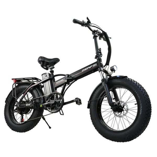 VäLEl cykel BAOLUJIE GPS-DZ2002 För Vuxna, Motor 500 W, Batteri 48 V 12 Ah, Terrängdäck 20 Tum.