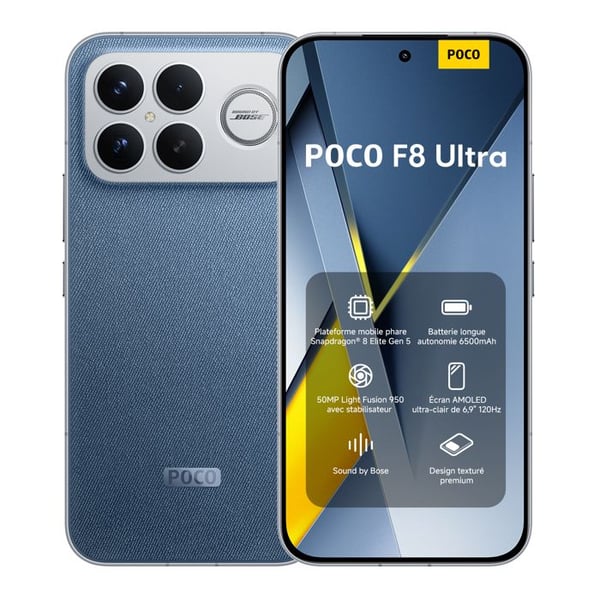 Smartphone - XIAOMI - POCO F8 Ultra - 12 GB RAM - 256 GB - AMOLED-skärm 6,9" 120 Hz