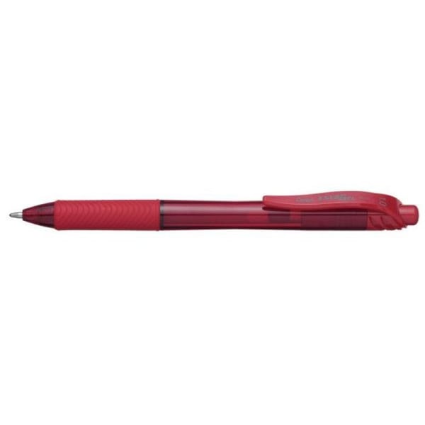 Gelbläckpenna - PENTEL - EnerGel-X BL107 - Röd - 0,5mm - 1,0mm