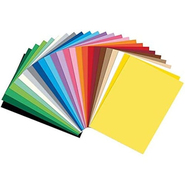FOLIA Blandning av fotopapper 25 ark 300 g/m² 25 x 35 cm flerfärgad