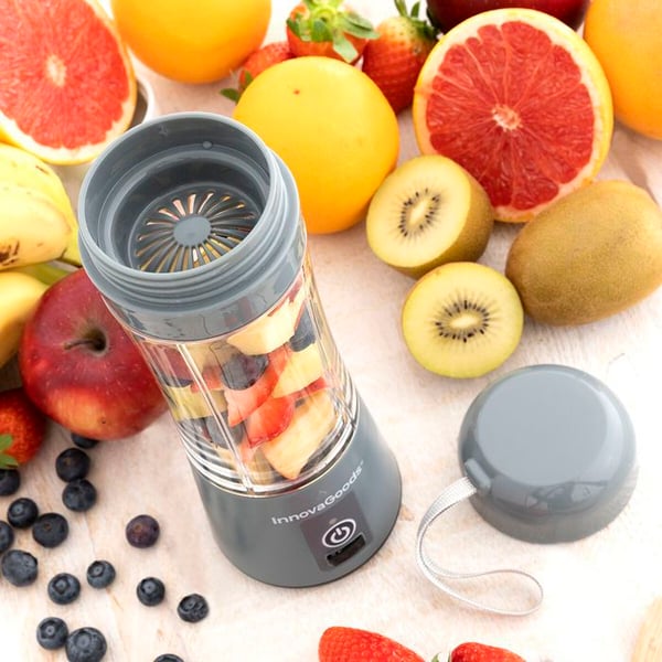 Mixern i fickformat - InnovaGoods - Mini Blender Smoothie - 600W - Grå - 490g