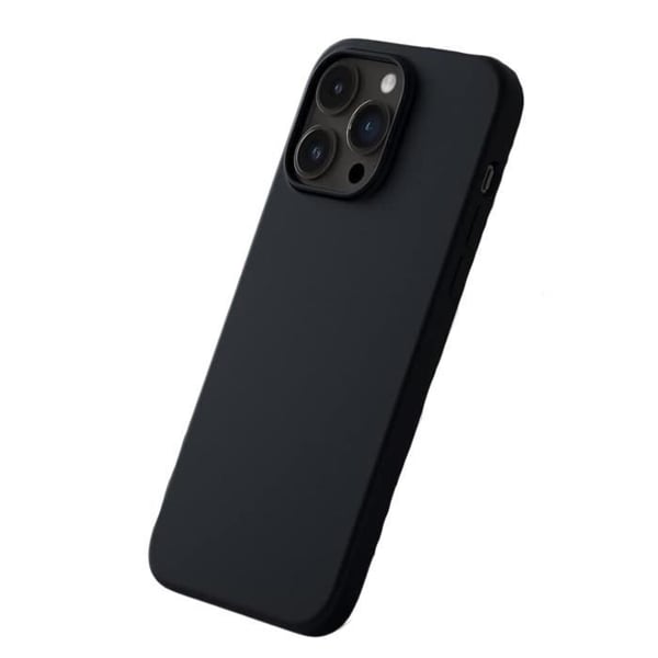 Svart skal till iPhone 15 PRO MAX - Silikongel TPU-skydd Mjukt Ultratunt Phonillico®