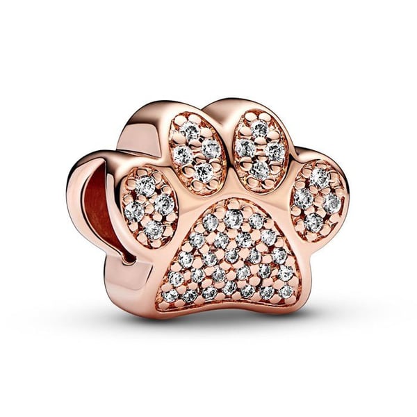 Pendentiv Kvinna - 781714C01 - Silver 925/1000 - Roséguld - Kubisk Zirkonia - Djur