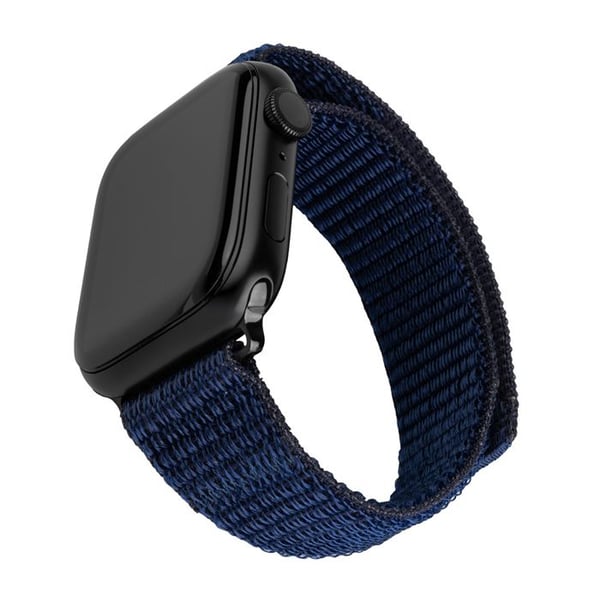 Armband för Apple Watch 1/2/3/4/5/6/7/8/9/10/SE/SE 2 (38/40/41/42mm) - Fast Sportarmband i Nylon - Mörkblå