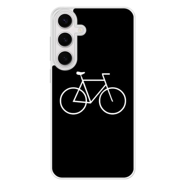 Coque i förstärkt silikon med tryck kompatibel med Samsung Galaxy S24 FE Bike Hipster