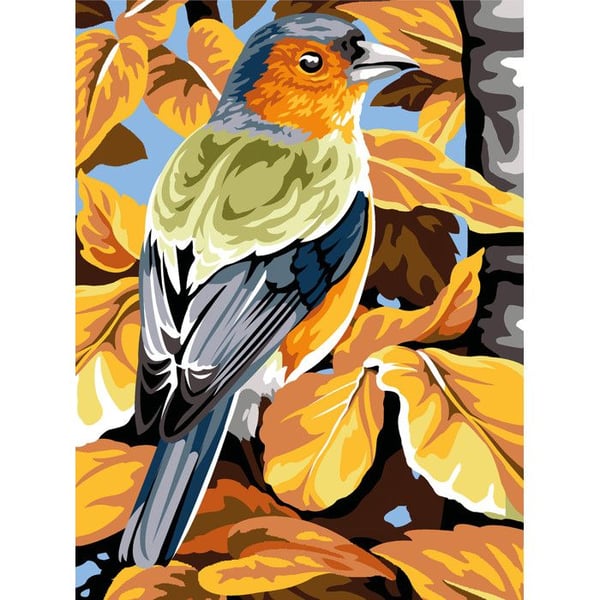 Canevas Margot Fjäder av Hösten 40x50 cm