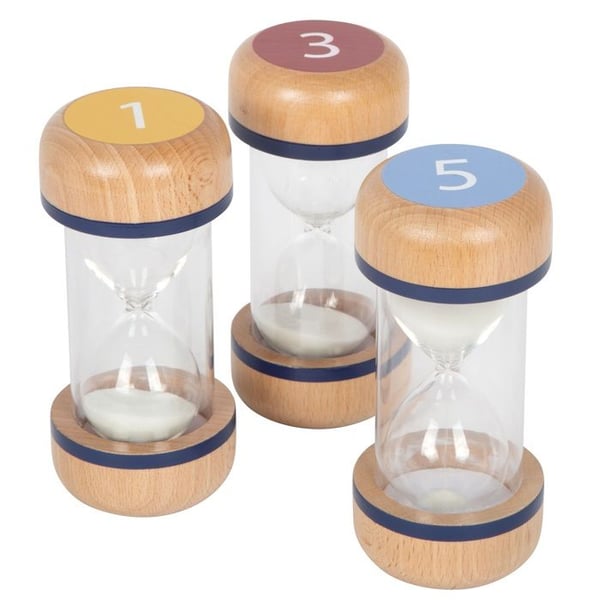 Small Foot företag - Set med 3 XL timglas - LEGLER