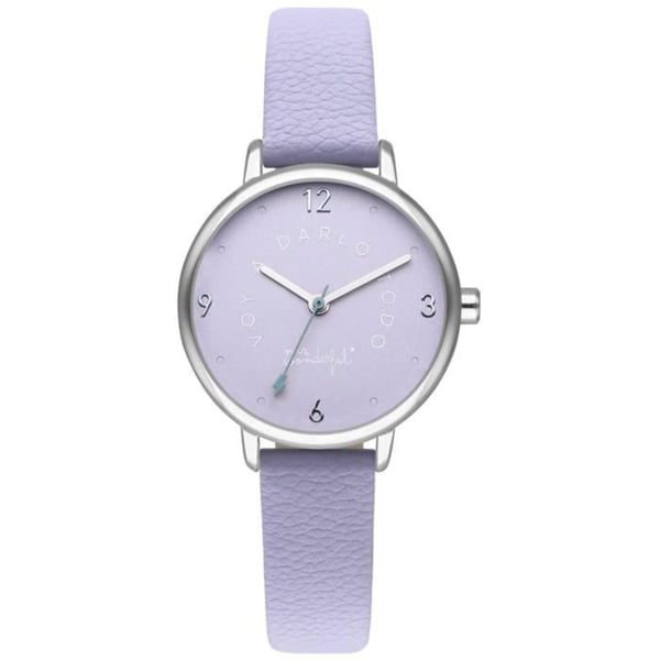Klocka - MR WONDERFUL - DRÖM FÖR ALLTID WR55300 - Kvarts - Analog - Lila, Silver
