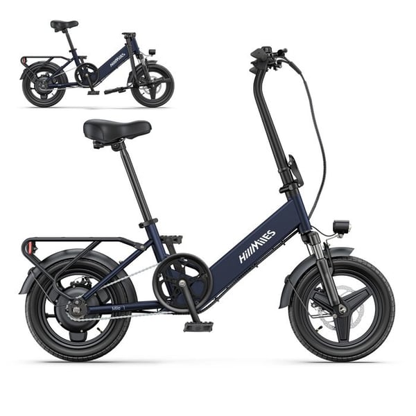 Elcykel för vuxna HillMiles Mile 1, Motor 250 W, Batteri 36 V 10,4 Ah, Däck 14 tum