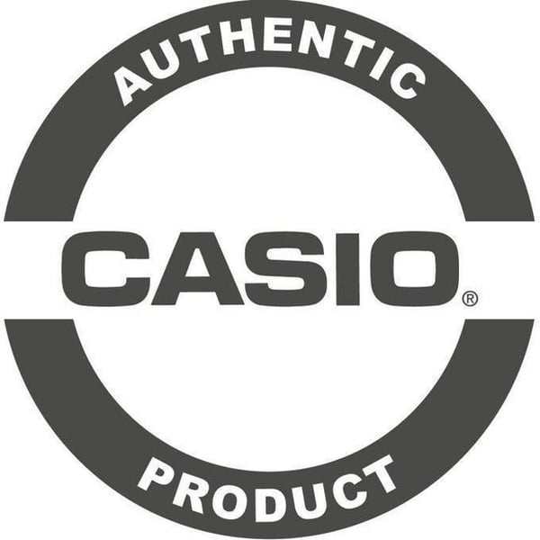 Klocka - CASIO - Klassisk - Svart läder - Vattentålig - Mineralglas