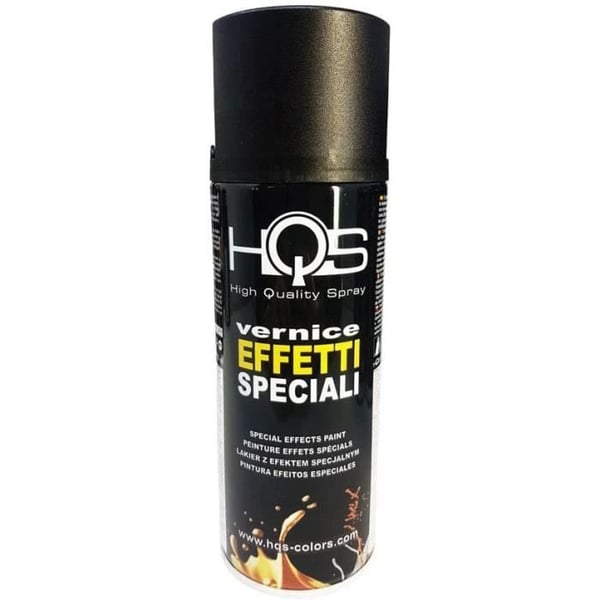 HQS Spraylack för Bilstötfångare och Spoiler, Svart, 400 ml