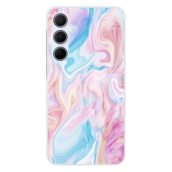 Tryckt silikonfodral som är kompatibelt med Samsung Galaxy A35 5G tvål
