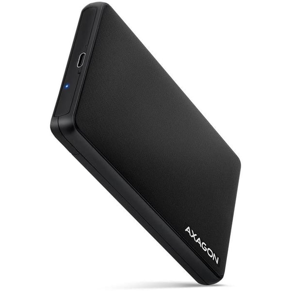Extern Hårddisk - AXAGON - EE25-SLC - USB 3.0/SATA III - USB-C - 2,5 tum - Svart