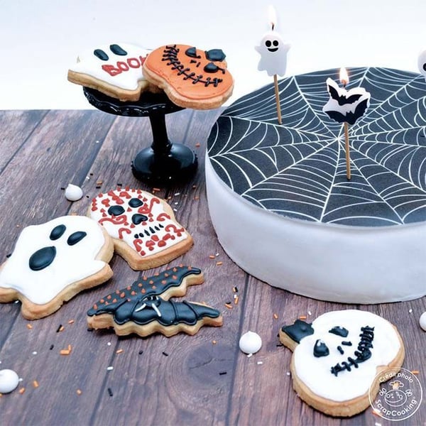 4 Halloween kakformar