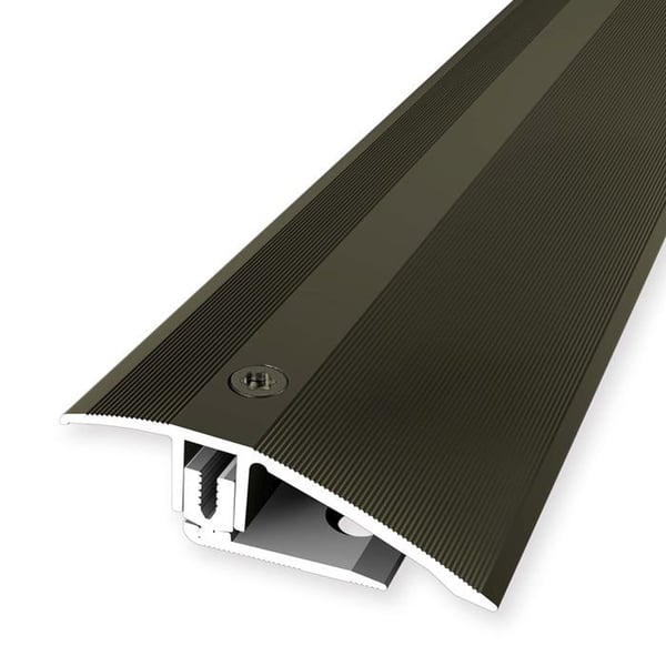 Flexibel nivelleringsprofil Parkett l 51 mm Höjdskillnad 7 - 23 mm Brons L 900 mm