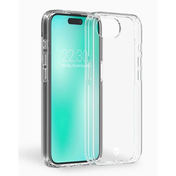 Förstärkt skal - FEEL - iPhone 16e - Transparent - Motstånd 2m - Livstidsgaranti