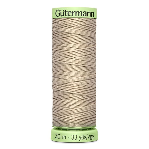 Lot 5x30m supermotståndskraftig 100% polyester - Att 722 - medelbeige