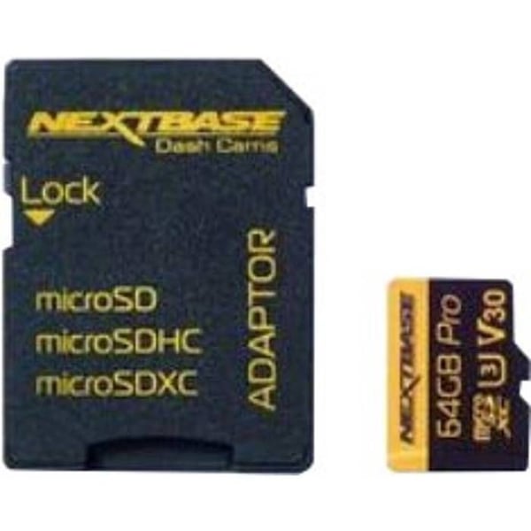 Micro SD-kort - 64 Go med adapter NEXTBASE 933716