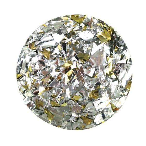 MégaCréa DIY - Festliga Glitter Silver och Guld 100 g