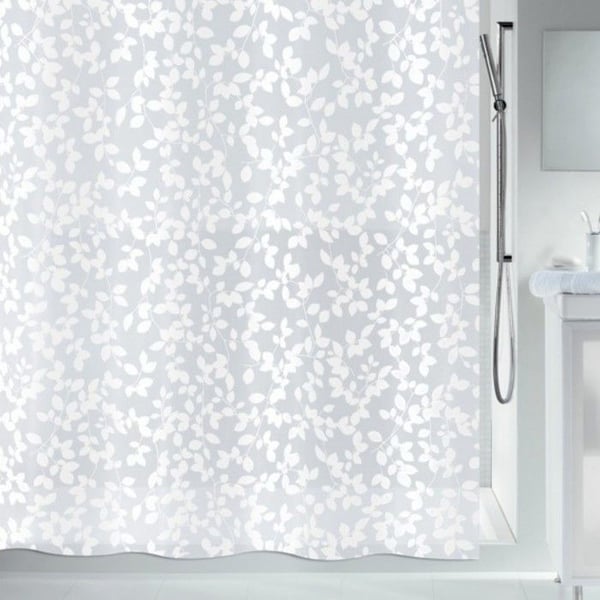 Bruseforhæng PEVA BLATT 180x200cm Hvid Spirella