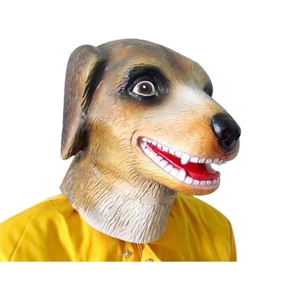 Hundmask - HA - Kostym - Brun - Barn - Blandat