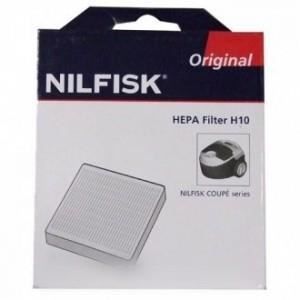 HEPA-filter - NILFISK - H10 - Parkettklipp - Originaldel - Med/utan påse