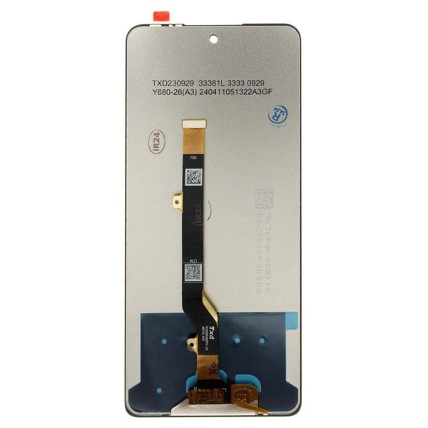 LCD-Touchskärm IPS - AVIZAR - Infinix Hot 40 Pro - 6.56 tum - Svart - Enkel ersättning