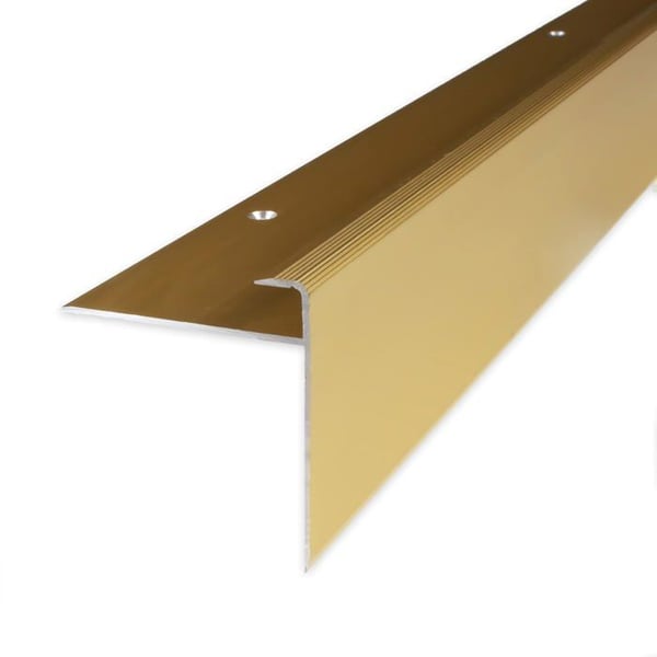 PROVISTON Profil för inlägg Aluminium anodiserad guld l 10mm H 8,5 mm L 2700 mm Förborrad