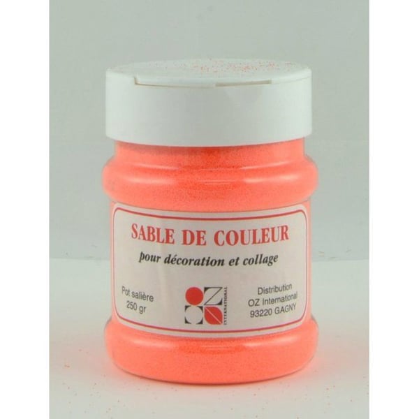 Sablefärg, 250 gr vätskeuttagsbehållare Fluo Orange