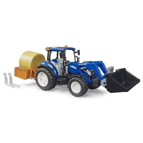 New Holland T5. 120 med frontlastare