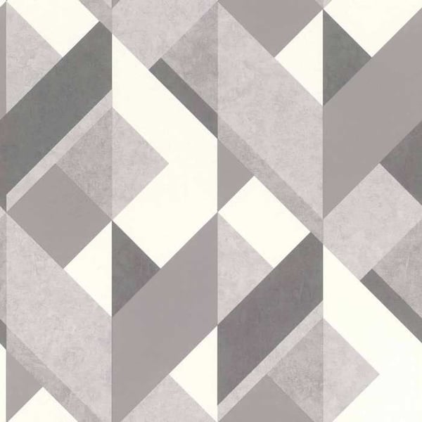 Rasch Selection 278835 Papper Tapet Grafisk 0.53 x 10.05 m vit grå
