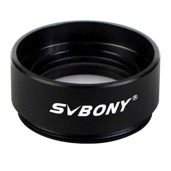 Svbony Barlow-lins 0.5X brännviddsreducer M28x0.6-gänga för 1.25" 31.7mm teleskopokular, robust och hållbar