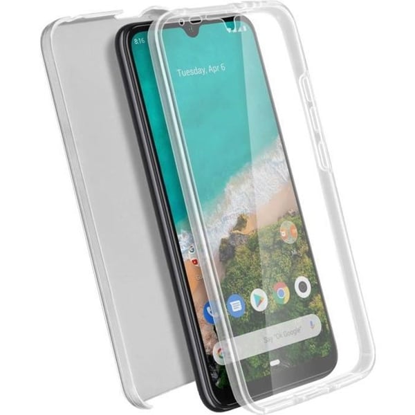 Skyddsskal - AVIZAR - Xiaomi Mi A3 - Transparent - Tunn och lätt - Styv