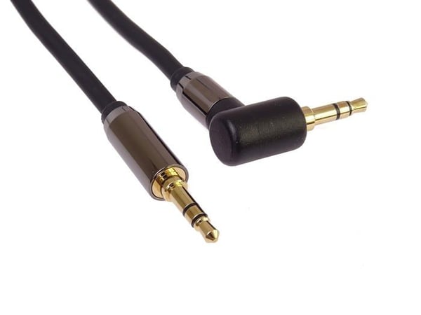 AUX-kabel - PREMIUMCORD - kjqmm5-90 - 5 m - Han/Han - Fleksibel