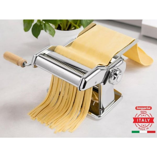 Pastamaskine - Imperia - iPasta T. 2/6,5 mm - Elegant creme - Forkromet stål - 1 stk.