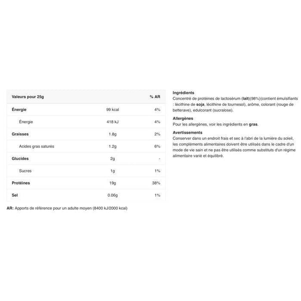 Vassle koncentrat MyProtein - Impact Whey Protein - Jordgubbskräm 1000g