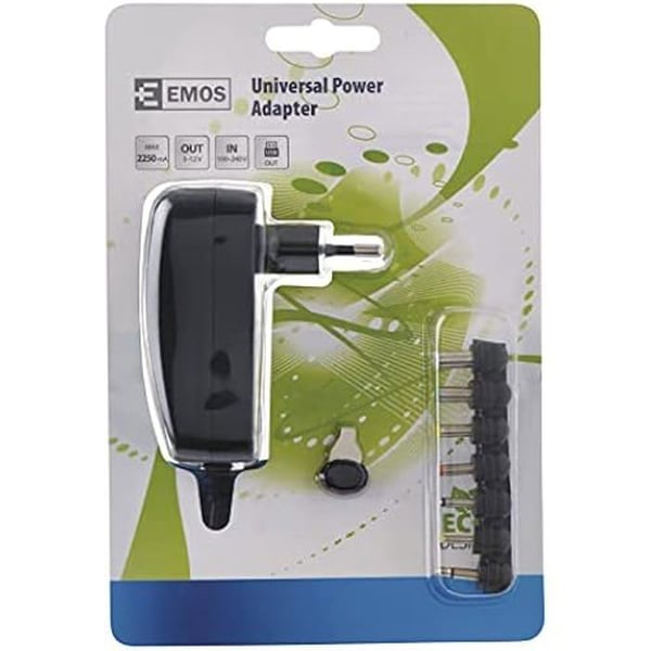 Universel oplader - EMOS - 2.250 mAh Max - Udskiftelige stik - Bærbar/Tablet