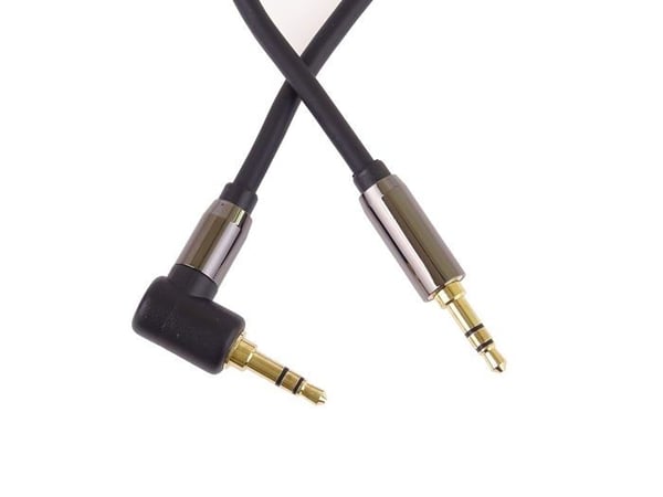 AUX-kabel - PREMIUMCORD - kjqmm5-90 - 5 m - Han/Han - Fleksibel