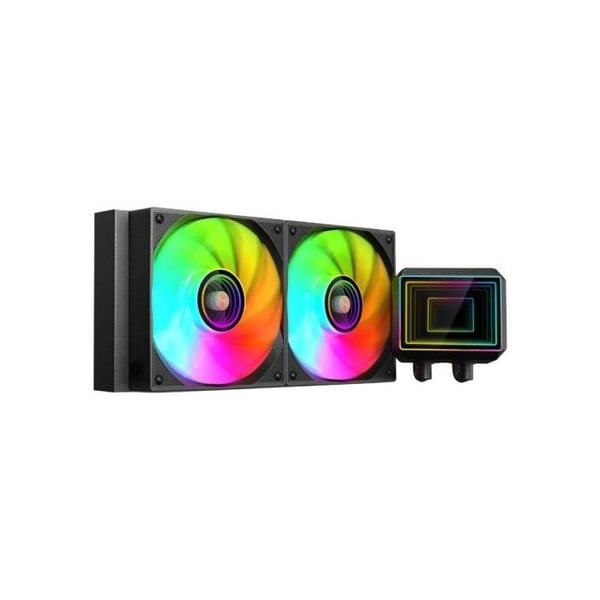 Vätskekylning - MARS GAMING - ML-TWO240 - 450W TDP - 2x ARGB-fläktar - 4:e generationens pump