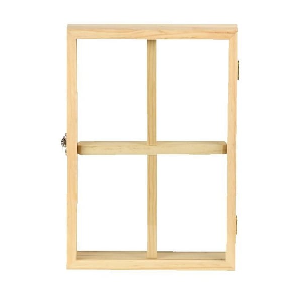 Dobbelt faced ramme - L 6,7 x b 22 x H 30 cm - Fyrretræ