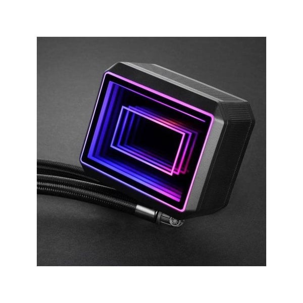 Vätskekylning - MARS GAMING - ML-TWO240 - 450W TDP - 2x ARGB-fläktar - 4:e generationens pump