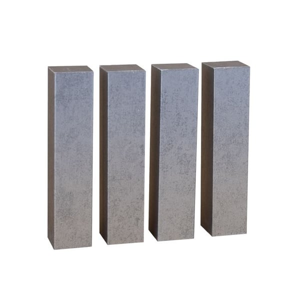 PROVISTON Universalkopplingar för golvlister Svart 18 x 82 mm Inkommande utgående anslutningspaket med 4