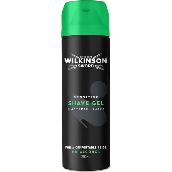 WILKINSON Rakgel för Känslig Hud Man 0% Alkoholfri 200ml